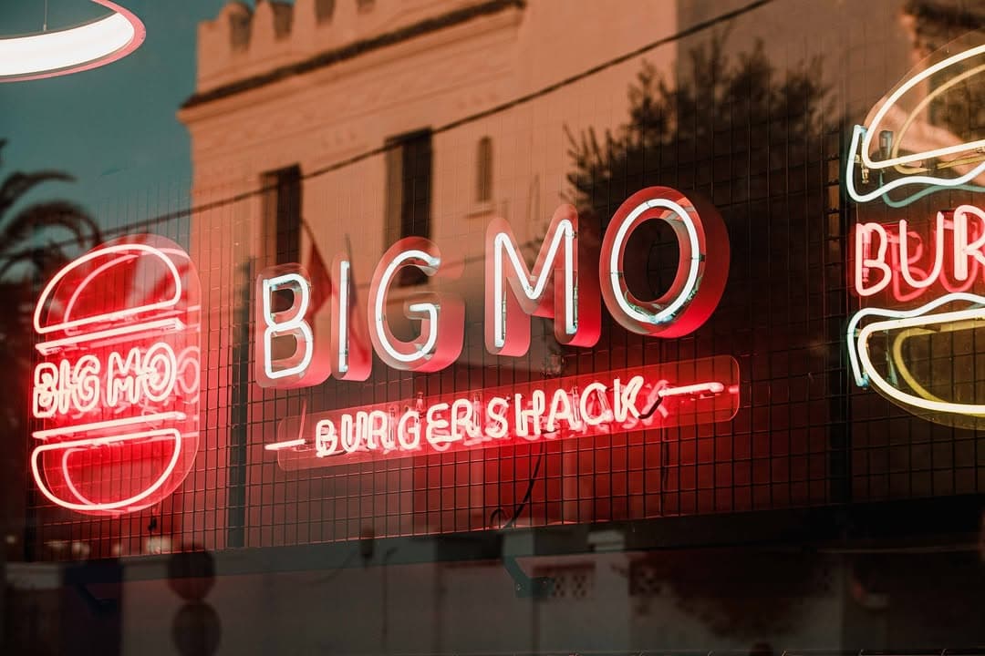 Freshly prepared BIG MO food