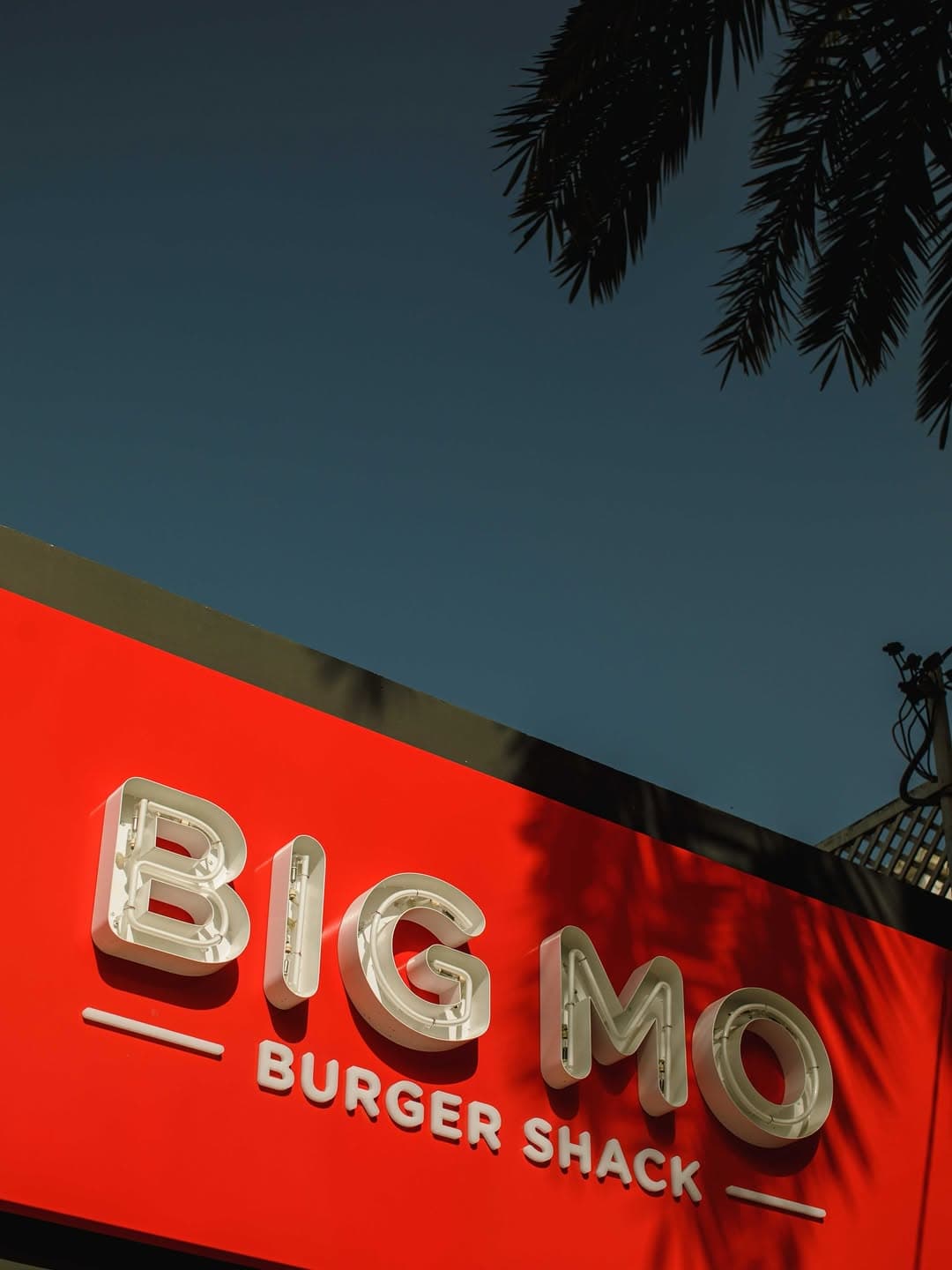 Neon-lit atmosphere inside BIG MO